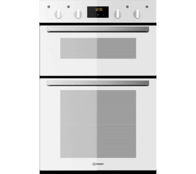 INDESIT  IDD 6340 Electric Double Oven - White